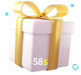Receba seus bônus de boas-vindas no 58s