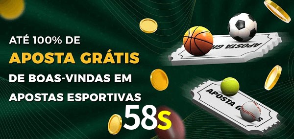 58s Ate 100% de Aposta Gratis