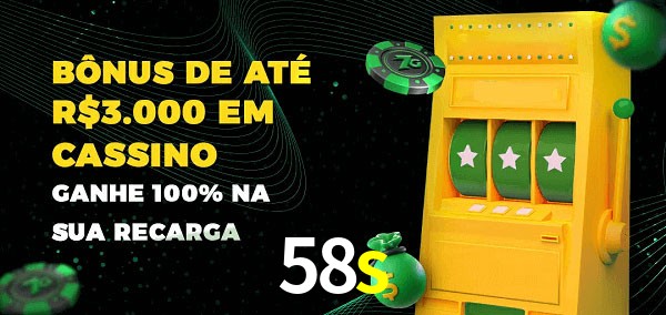 58s melhor bônus de depósito
