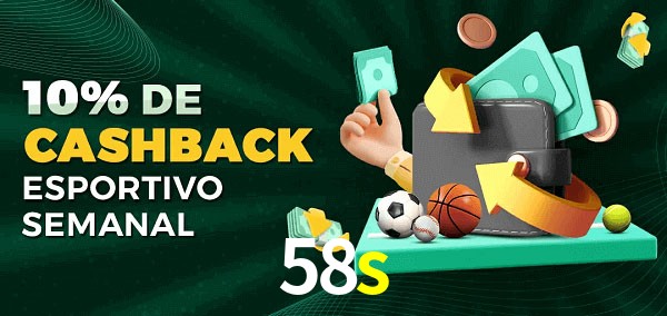 10% de bônus de cashback na 58s